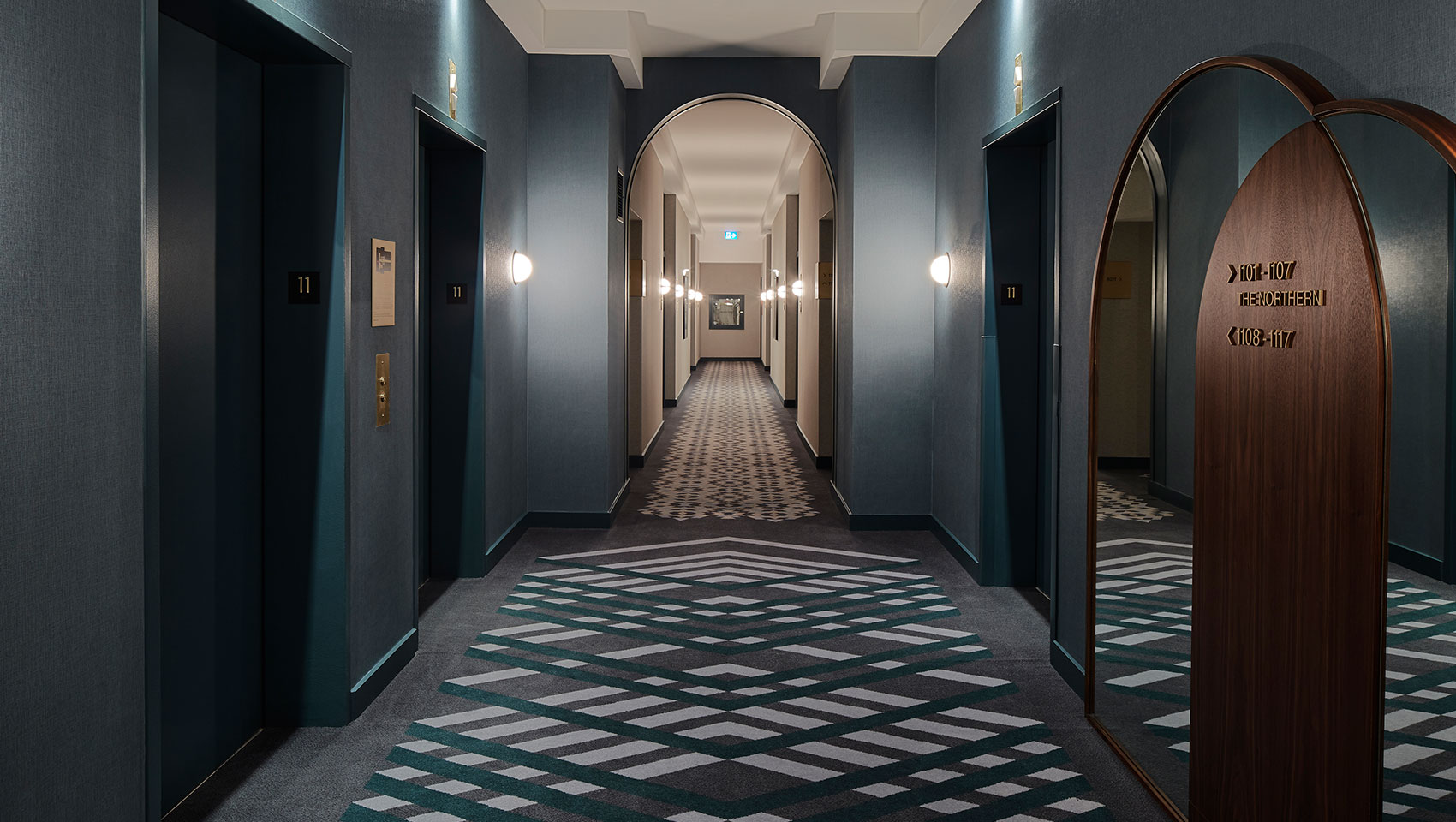 Hotel hallway